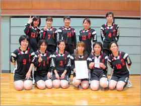 市民体育祭第41回松江市バレーボール大会表彰チーム写真２